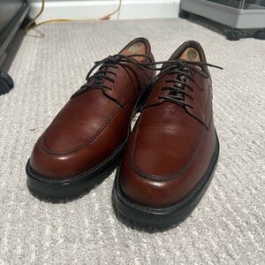 Bostonian Apron Toe Lace Ups Brown Leather Men’s Size 11.5 M